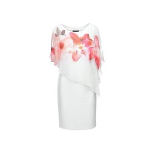 Frank Lyman Floral Cape Dress